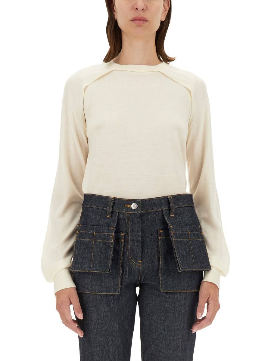 HELMUT LANG MAGLIA IN LANA E SETA