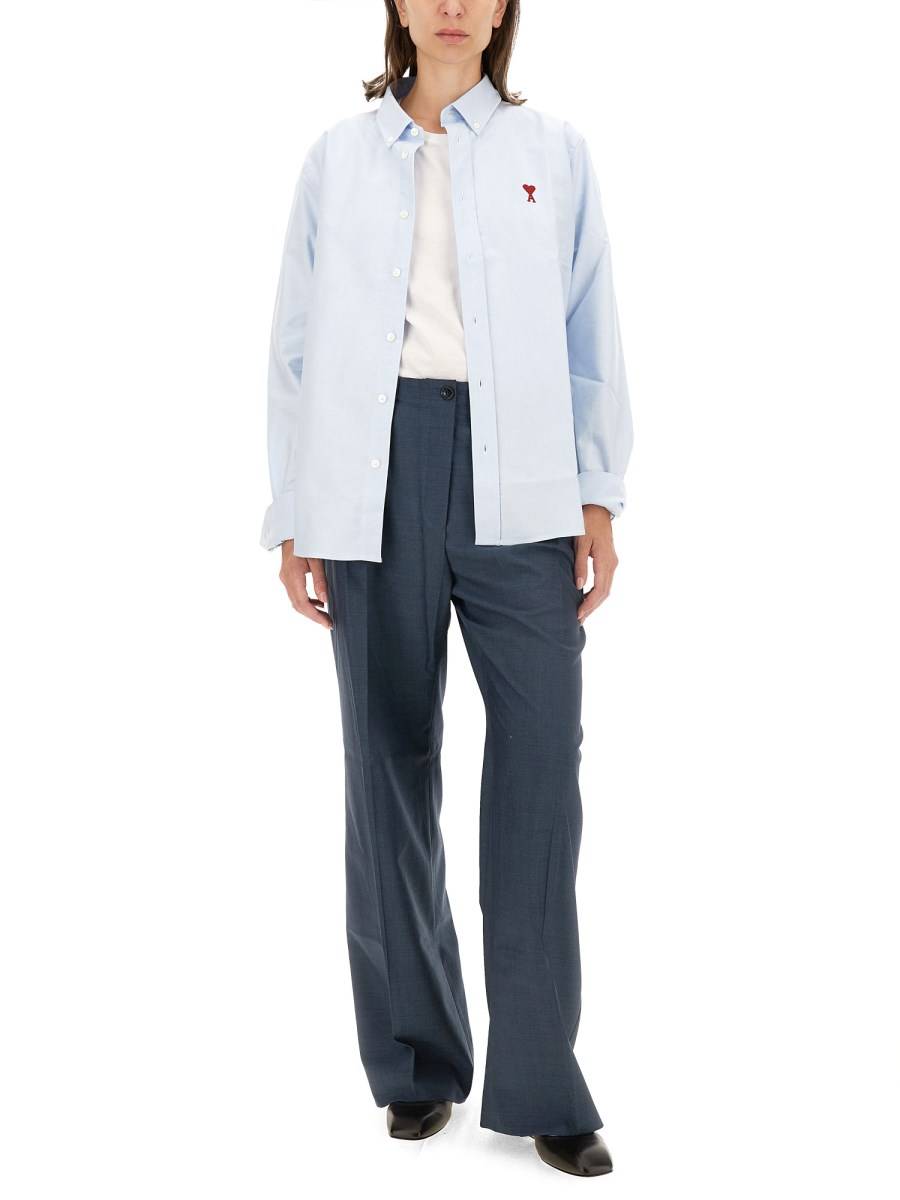 AMI PARIS CAMICIA CON LOGO Enormi sconti
