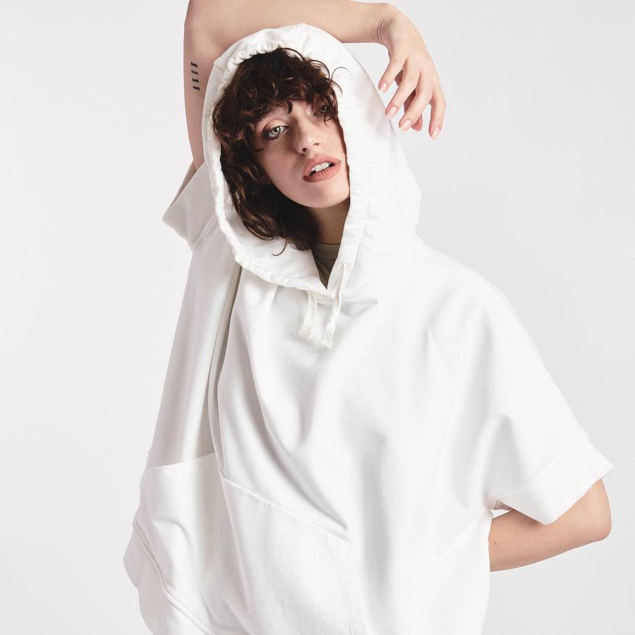 Premiata Poncho con cappuccio PR354230 In Linea