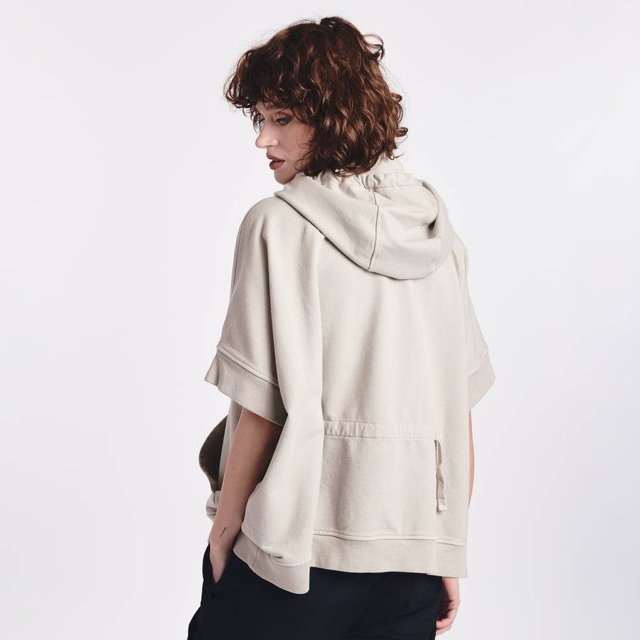 Premiata Poncho con cappuccio PR354705 Spedizione Gratuita