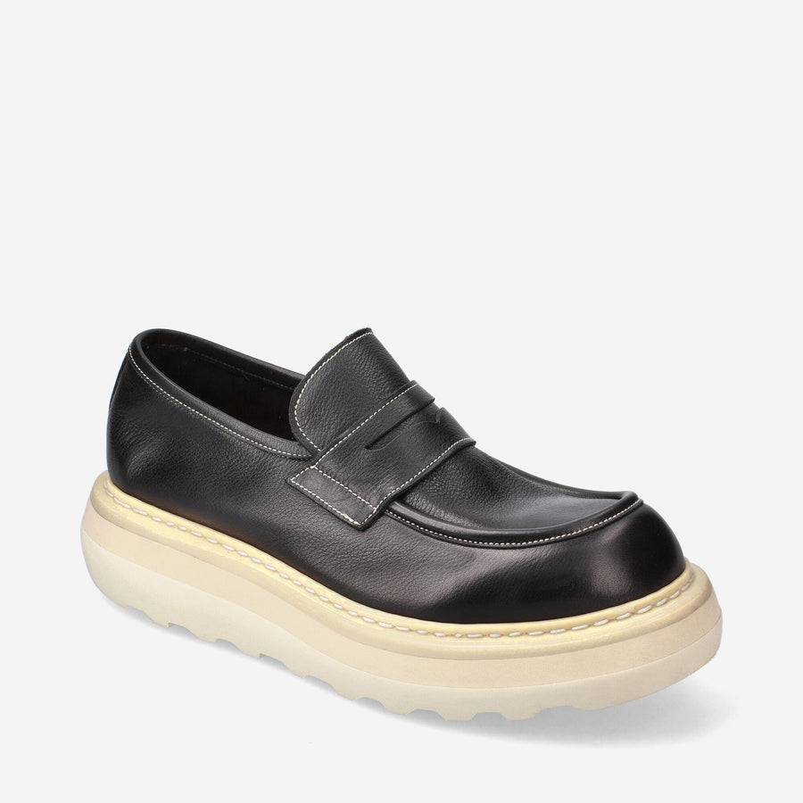 Premiata Mocassini Over Cal 32161B in vitello Moda