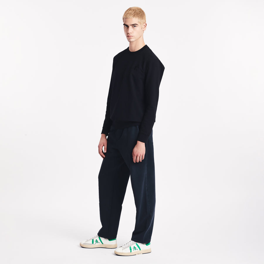 Premiata Felpa in cotone con logo PR350100 In Saldo