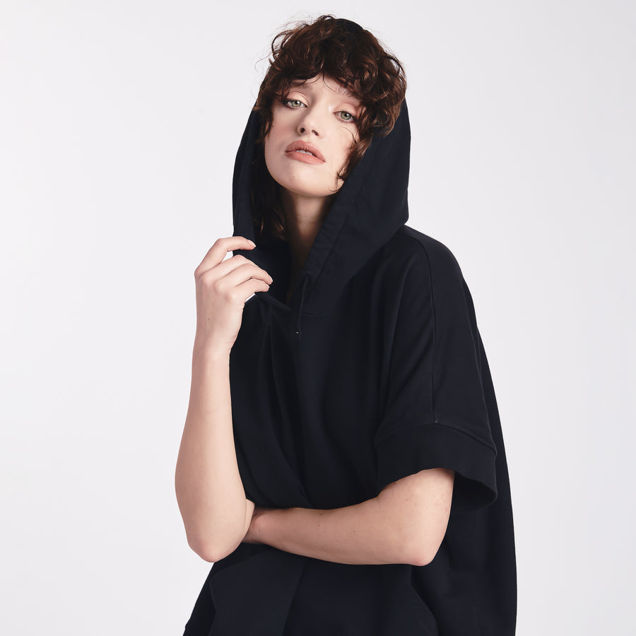 Premiata Poncho con cappuccio PR354100 Sconto