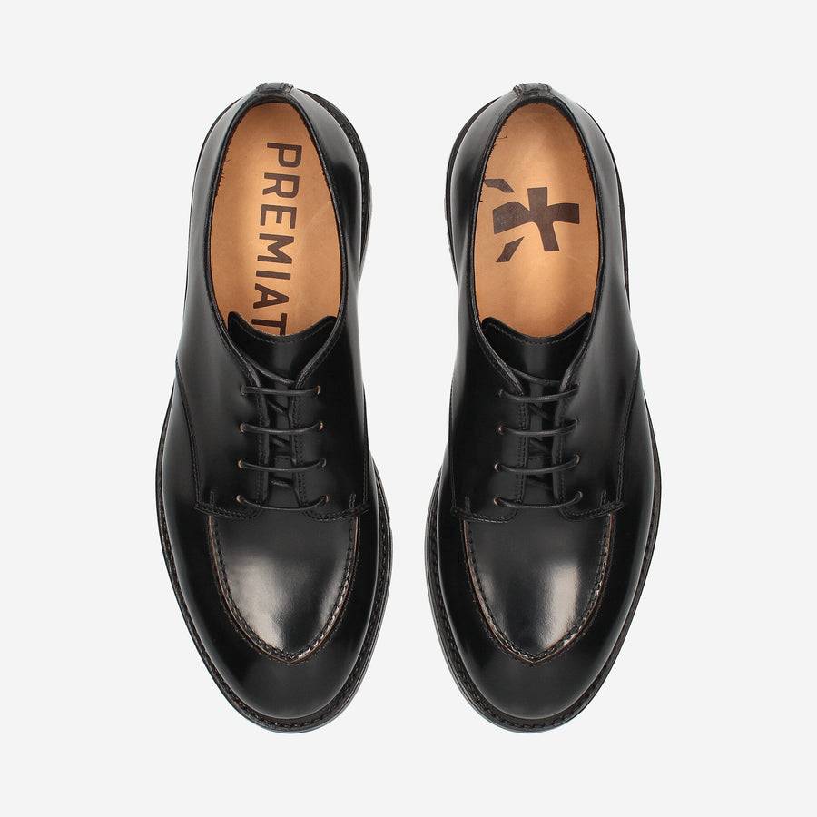 Premiata Derby 32104A in pelle spazzolata Vendita Economica