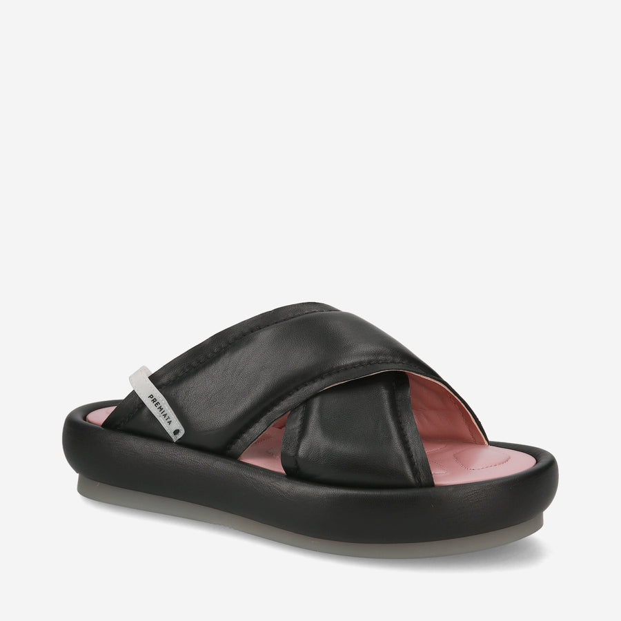 Premiata Sandali soft M6726A con zeppa in nappa imbottita Flash Sale