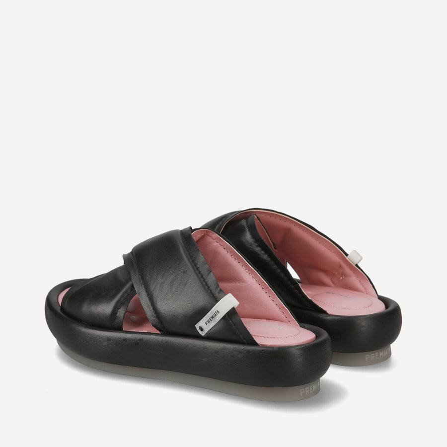 Premiata Sandali soft M6726A con zeppa in nappa imbottita Flash Sale