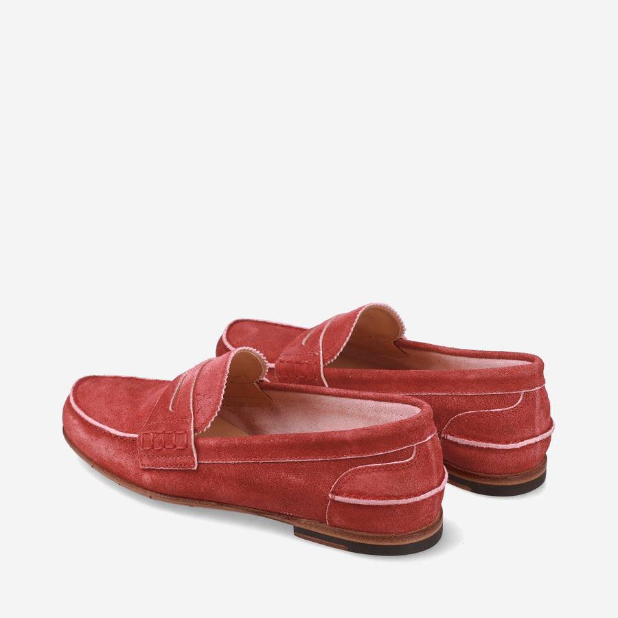 Premiata Mocassini M6780B in suede cardinale Online Outlet
