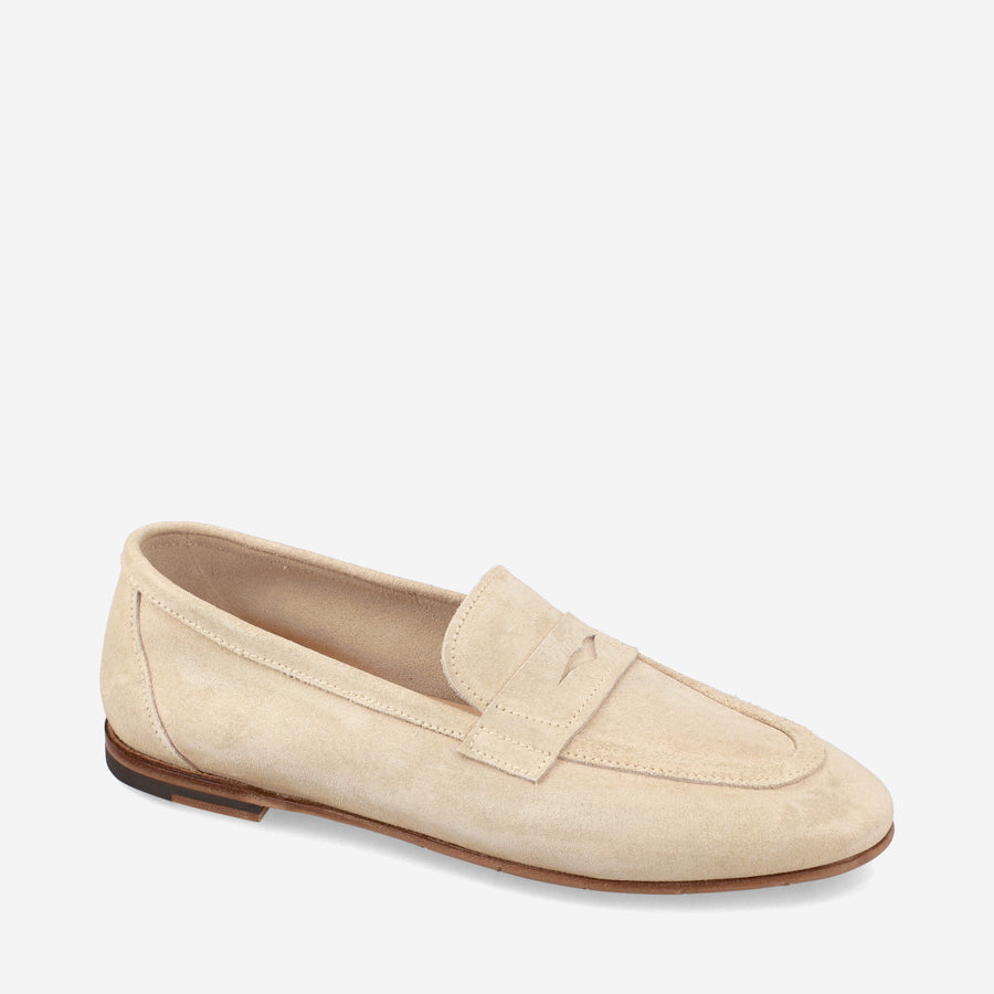 Premiata Mocassini M6781B in suede cappuccino Offerte esclusive