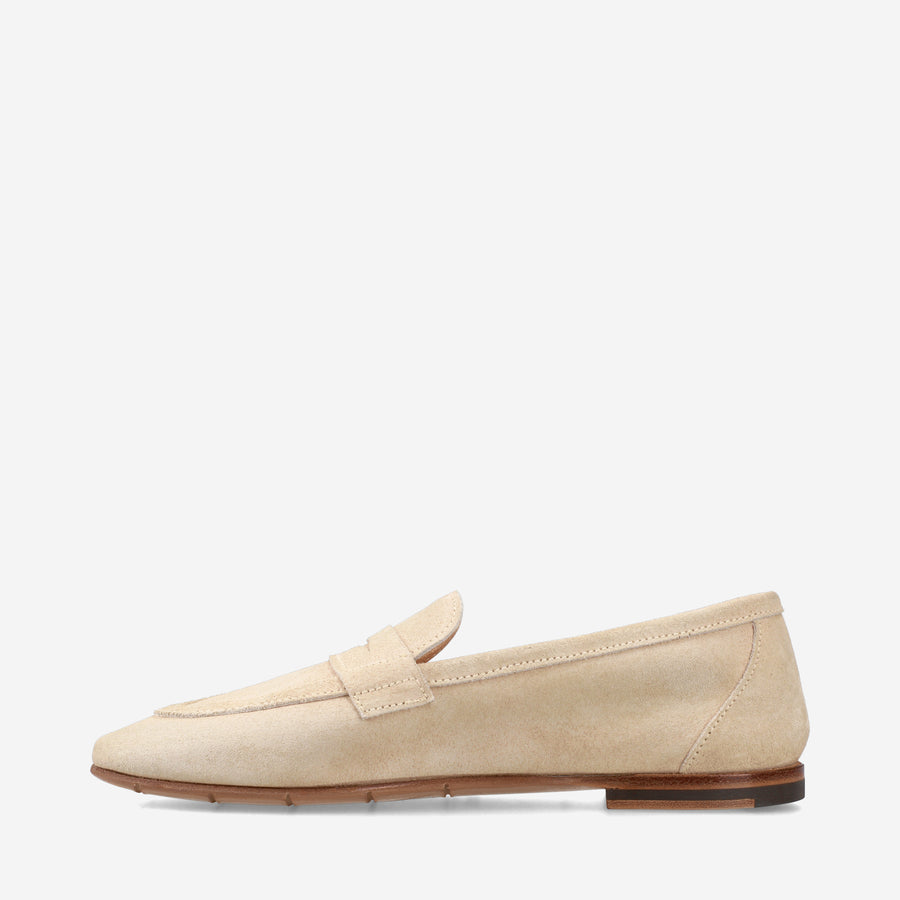 Premiata Mocassini M6781B in suede cappuccino Offerte esclusive