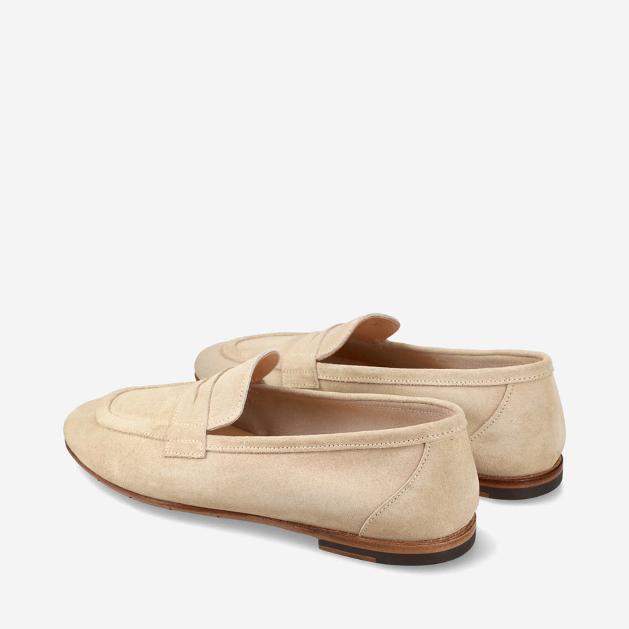 Premiata Mocassini M6781B in suede cappuccino Offerte esclusive