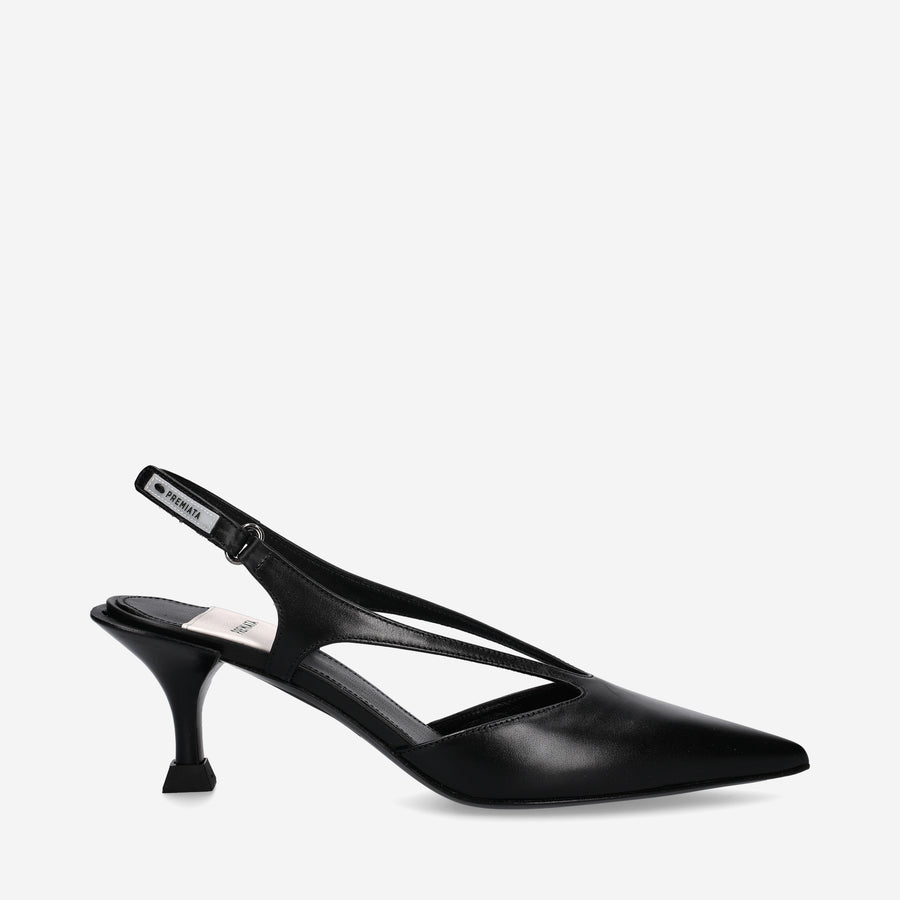 Premiata Décolleté slingback M6425A in vitello Ritorno libero