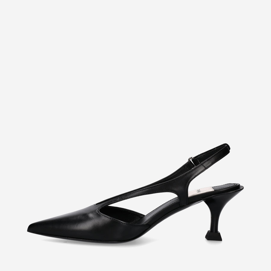 Premiata Décolleté slingback M6425A in vitello Ritorno libero