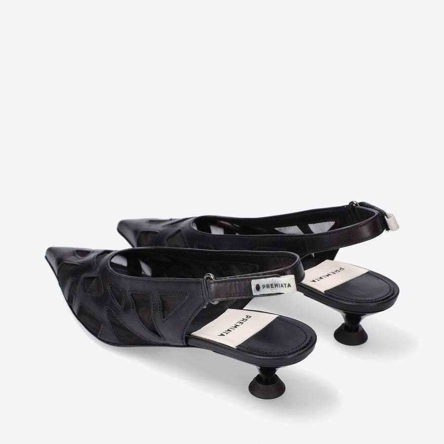 Premiata Slingback M6453A in nappa Rilascio limitato