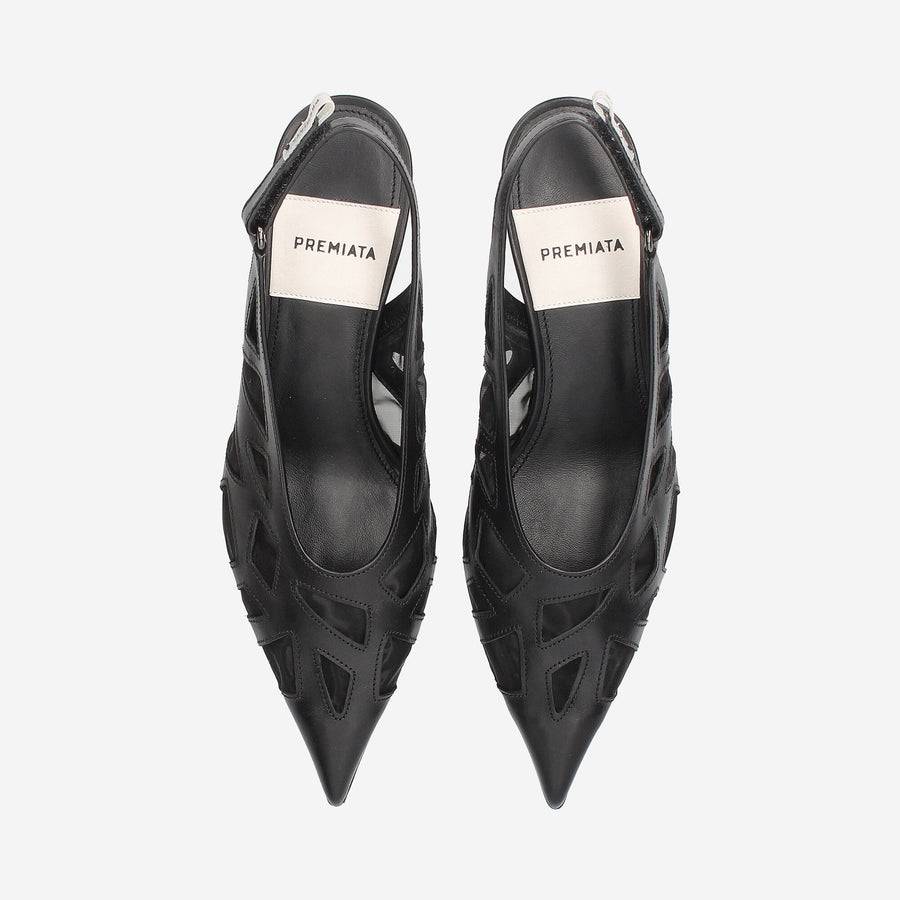 Premiata Slingback M6453A in nappa Rilascio limitato