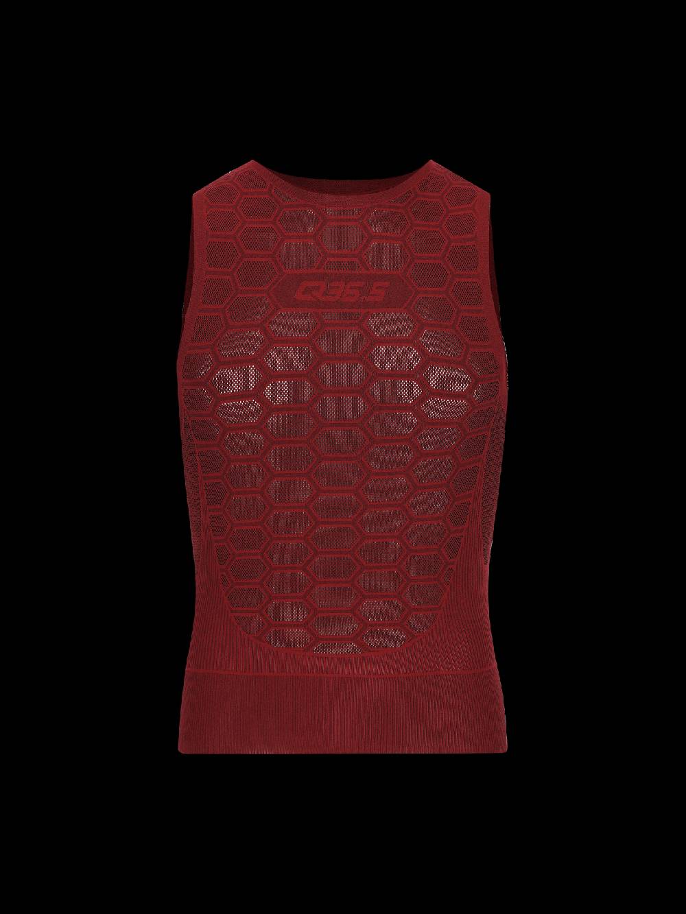 Q36.5 Intimo 1 Senza Maniche Rosso Siena Saldi Di Fabbrica