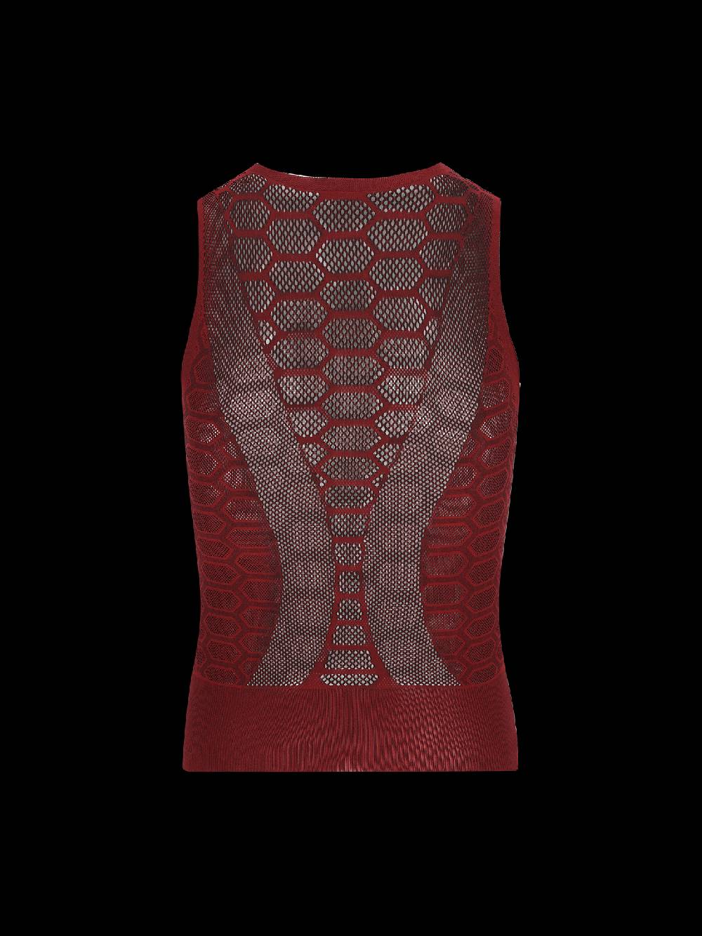 Q36.5 Intimo 1 Senza Maniche Rosso Siena Saldi Di Fabbrica
