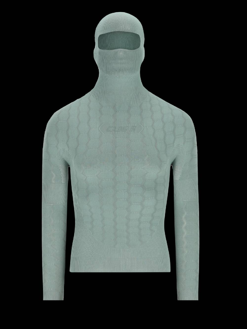 Q36.5 Intimo 5 Plus Maniche Lunghe Con Cappuccio Verde Oliva Saldi Di Fabbrica