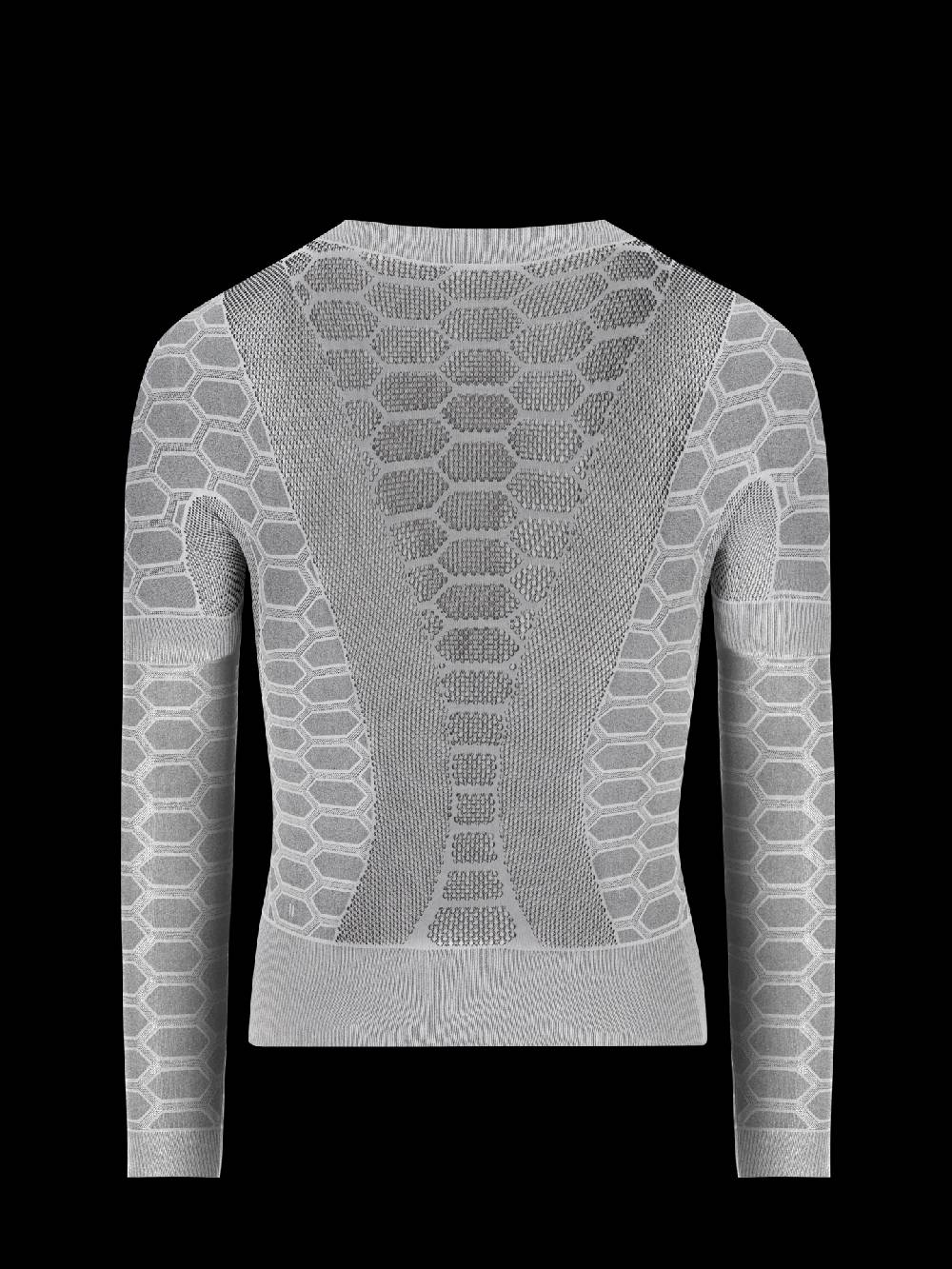 Q36.5 Intimo 3 Maniche Lunghe Grigio Ghiaccio Nuovo