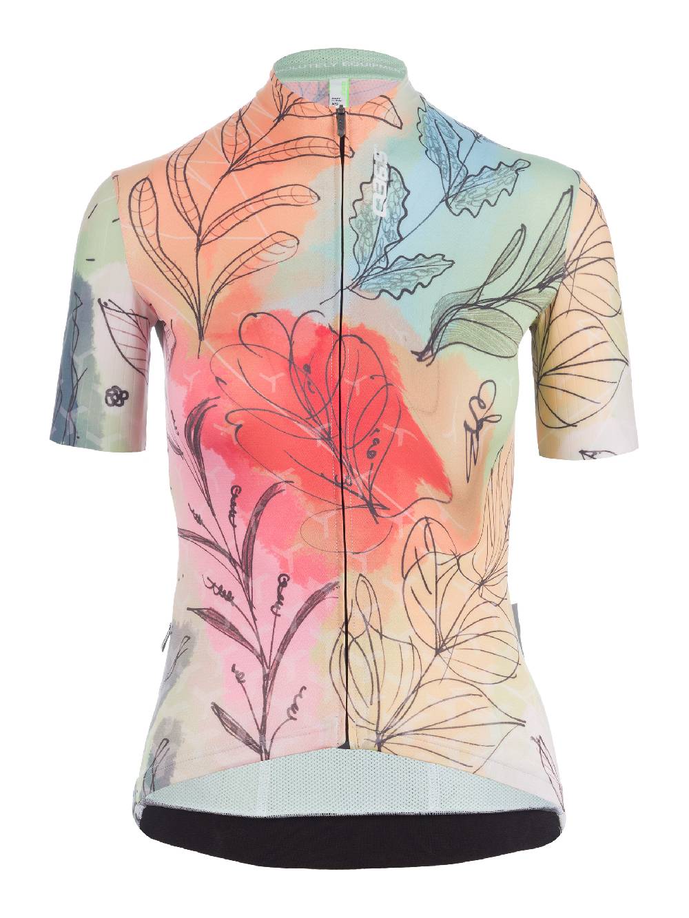 Q36.5 G1 Flower Leaves Spring Maglia Donna Primavera