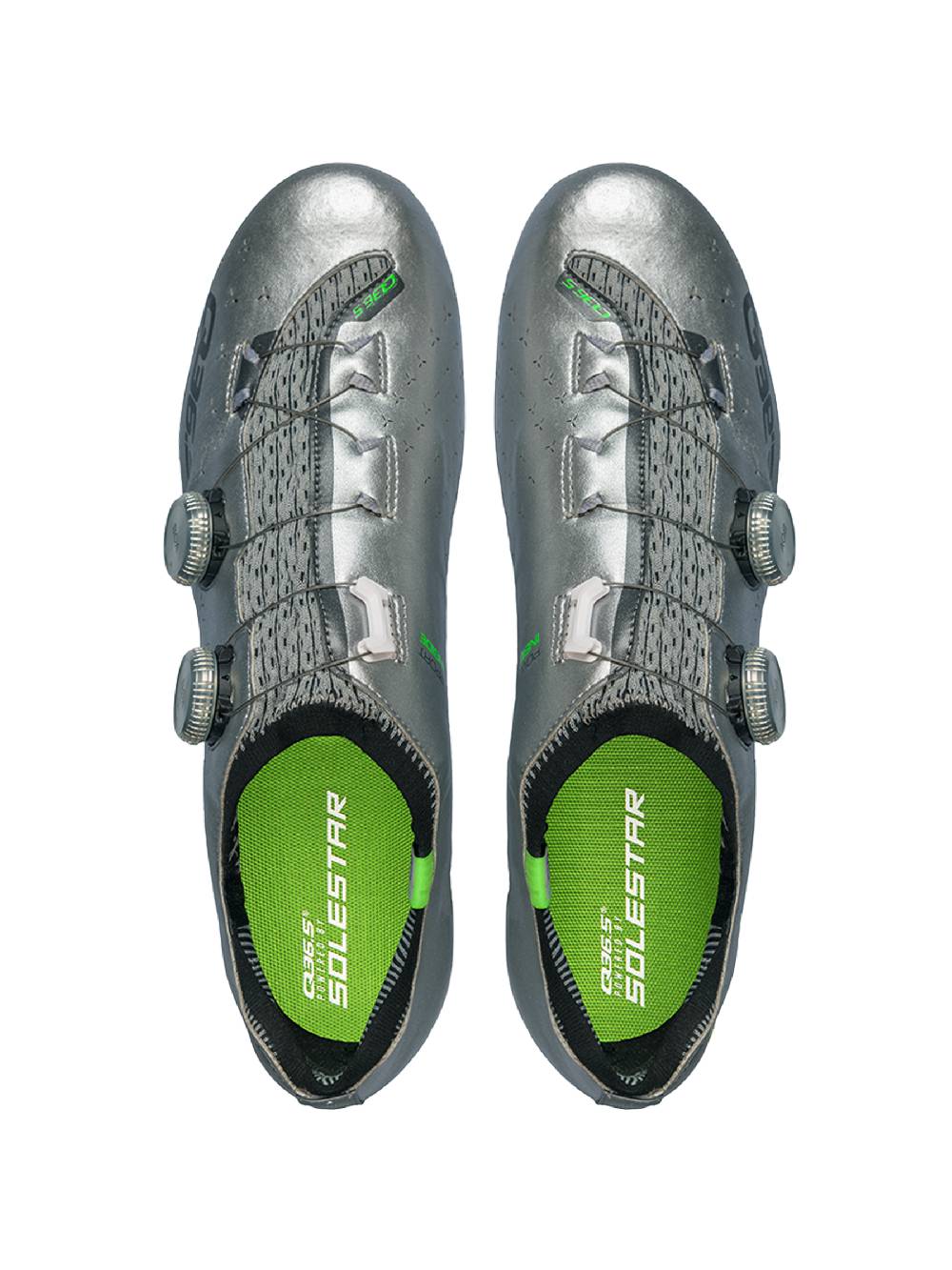 Q36.5 Unique Scarpe Strada Grigio Argento Italia