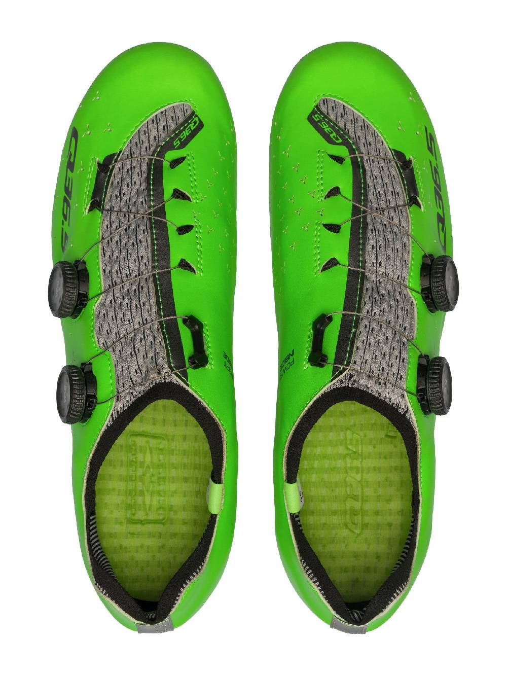 Q36.5 Unique Scarpe Strada Verde Fluo 2025