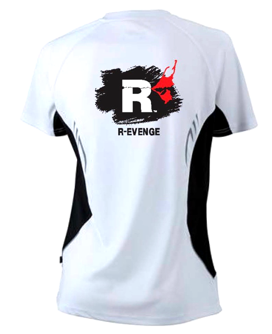 R Evenge T-Shirt Uomo Girocollo Bianco Comprare a buon mercato