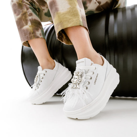 ﻿Lorenzo Mari Sneakers Veronica white Moda