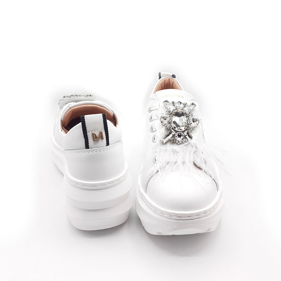 ﻿Lorenzo Mari Sneakers Veronica white Moda