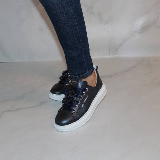 Lorenzo Mari Sneaker Jasmine Blu Prezzo Ridotto