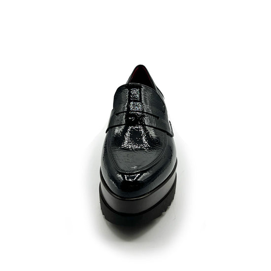 Lorenzo Mari Mocassino Clea 7 Vernice Nero Offerta