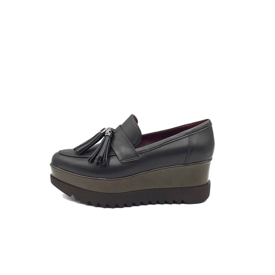 Lorenzo Mari Mocassino Clea 5 Nero con nappine Offerte