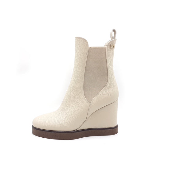 Lorenzo Mari Stivaletto Nicole Pelle Latte