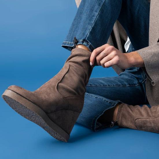 Lorenzo Mari Stivaletto Nicole 3 Taupe Fino Al -60%