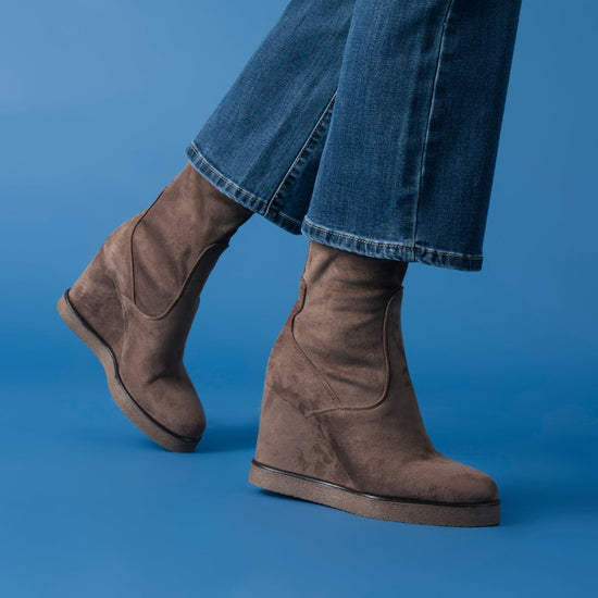Lorenzo Mari Stivaletto Nicole 3 Taupe Fino Al -60%