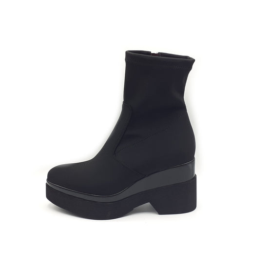 Lorenzo Mari Stivaletto Polly lycra Black