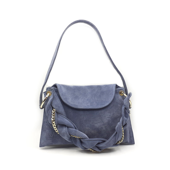 Lorenzo Mari Borsa Little Darcy Camoscio denim 2025
