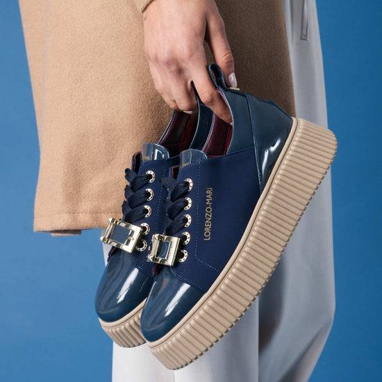 Lorenzo Mari Sneakers Sally 12 Blu Outlet