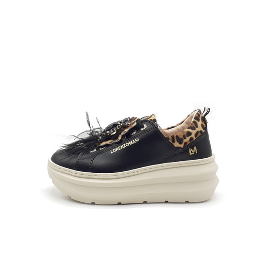 Lorenzo Mari Veronica black Leopard