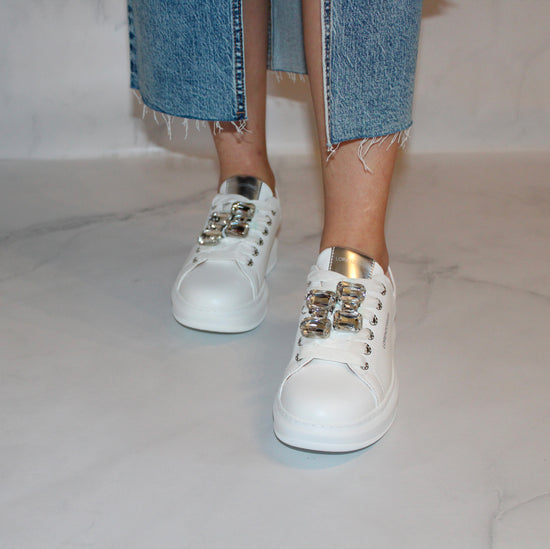 Lorenzo Mari Sneaker Jasmine Bianca Italy