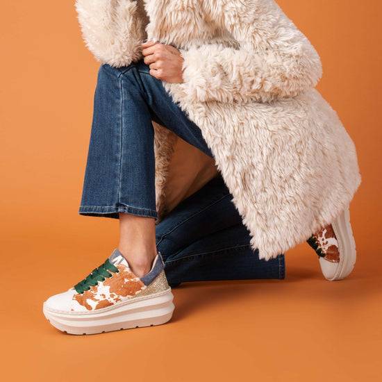 Lorenzo Mari Sneaker JANE Mucca Cuoio Consegna Veloce