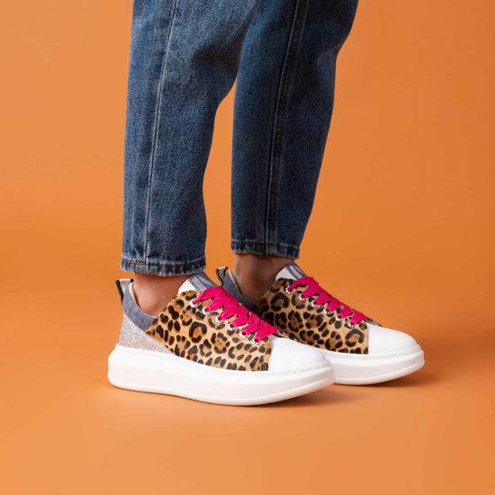 Lorenzo Mari Sneaker JOY Leopard Prezzo Ridotto