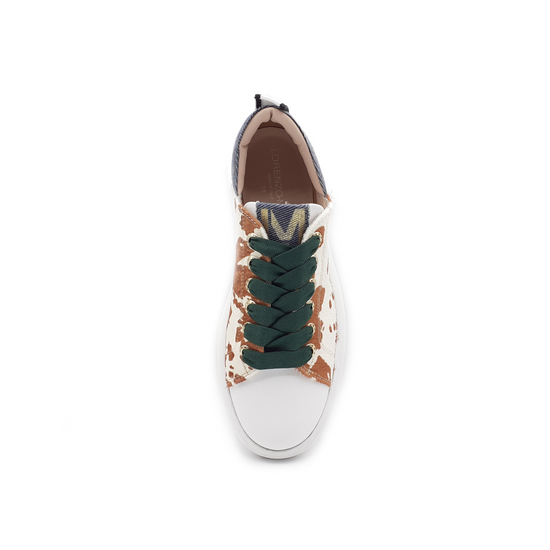 Lorenzo Mari Sneaker JOY Mucca bianco/cuoio Sconto