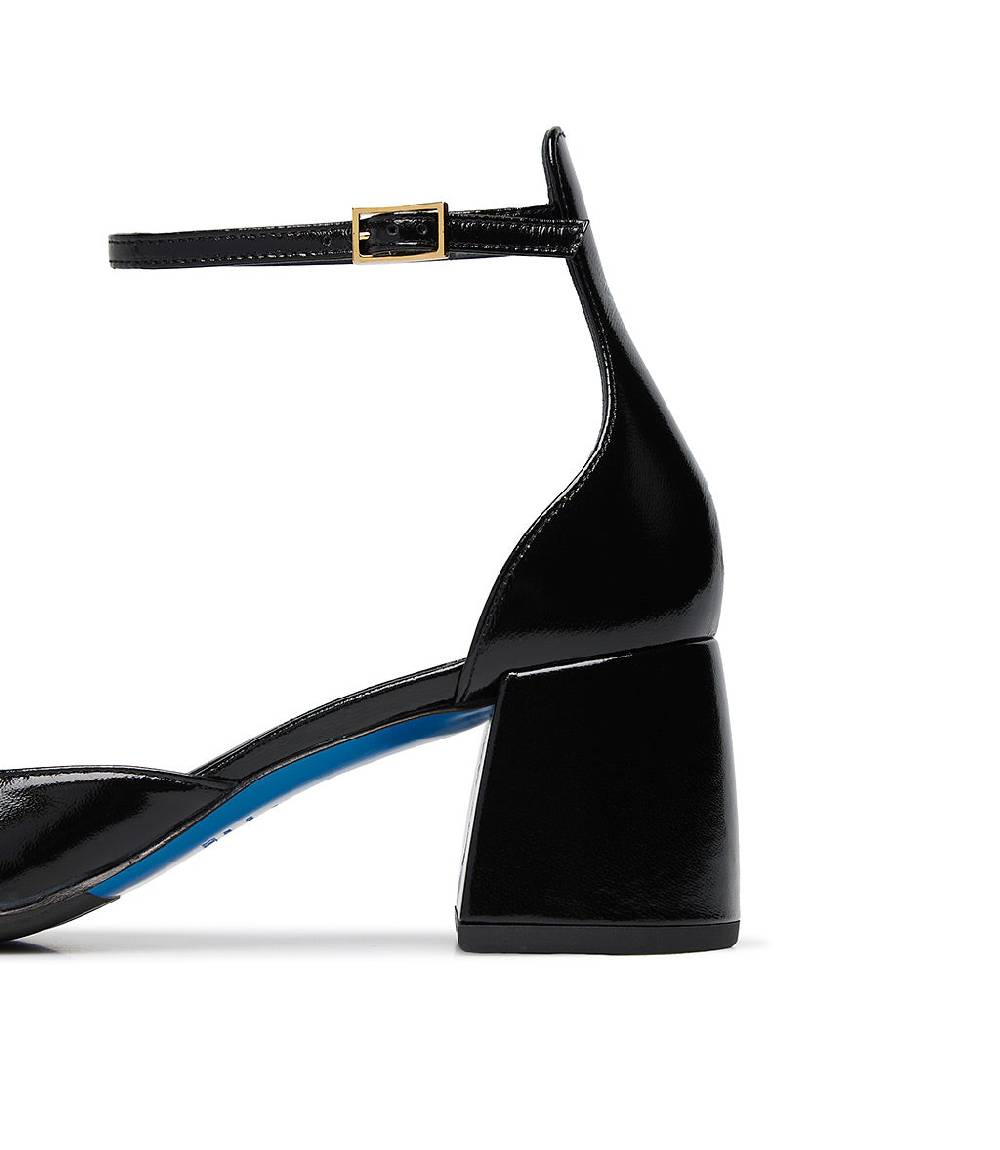 Loriblu Décolleté Mary Jane in pelle lucida nera con cinturino Negozi Online