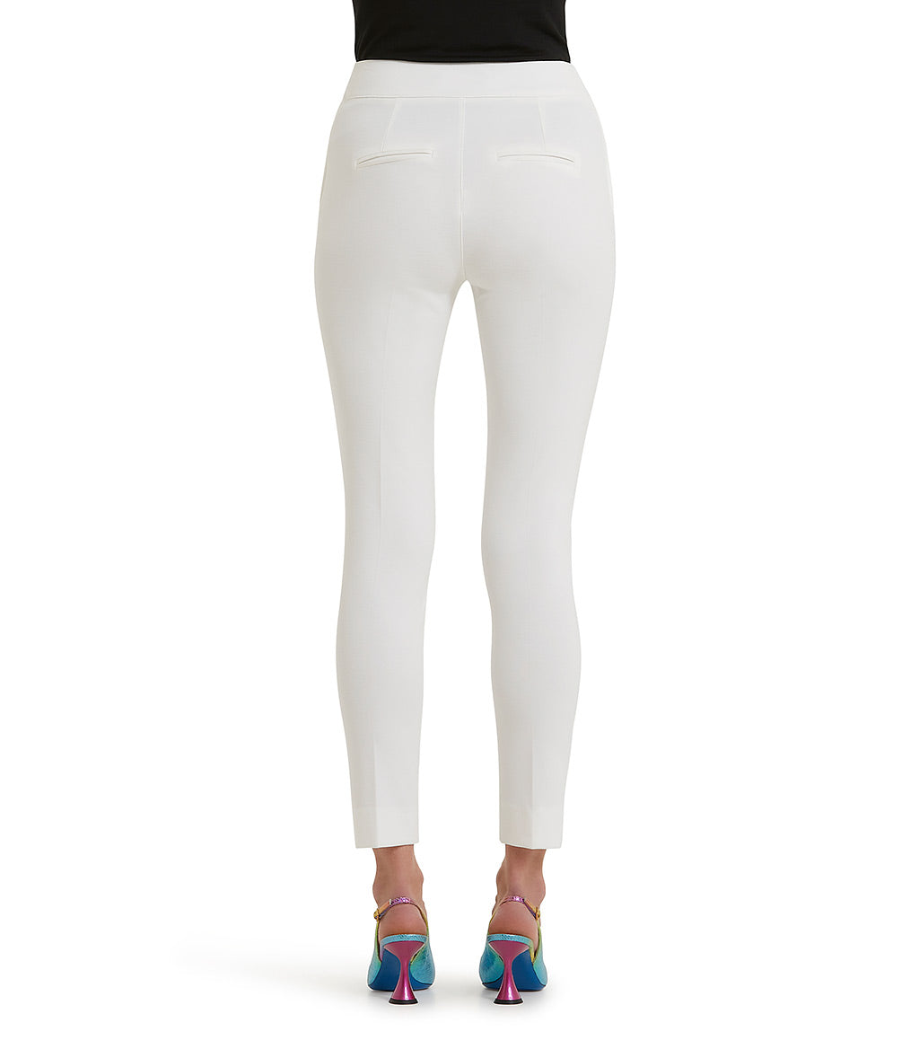 Loriblu Pantaloni slim-fit burro in misto cotone stretch Novità