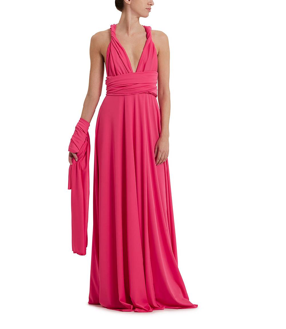 Loriblu Abito lungo fuxia In Vendita