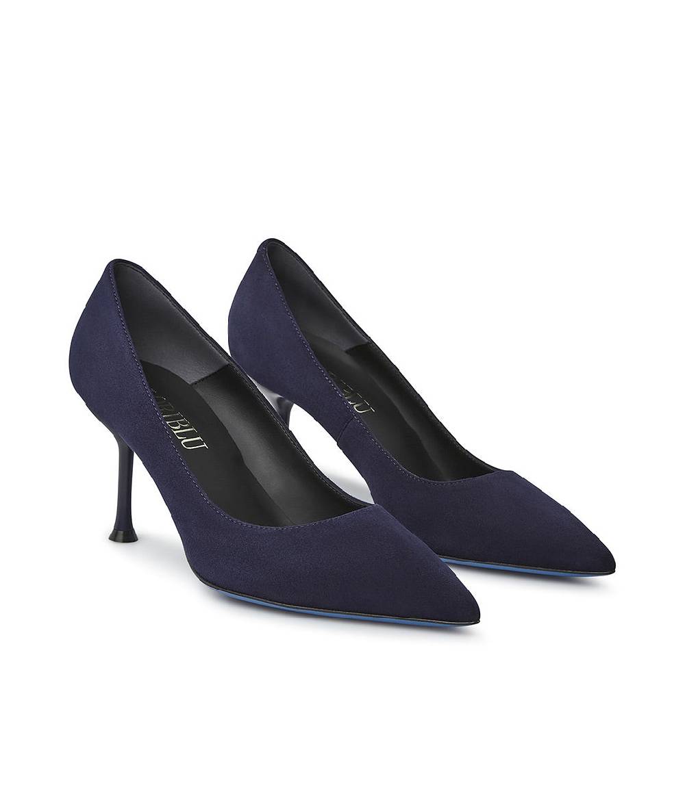 Loriblu Decollete in pelle scamosciata blu Vendita Economica