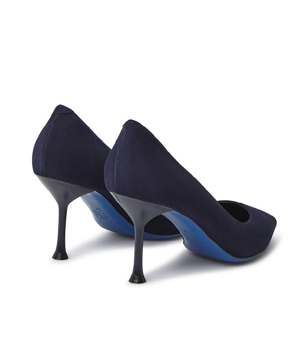 Loriblu Decollete in pelle scamosciata blu Vendita Economica