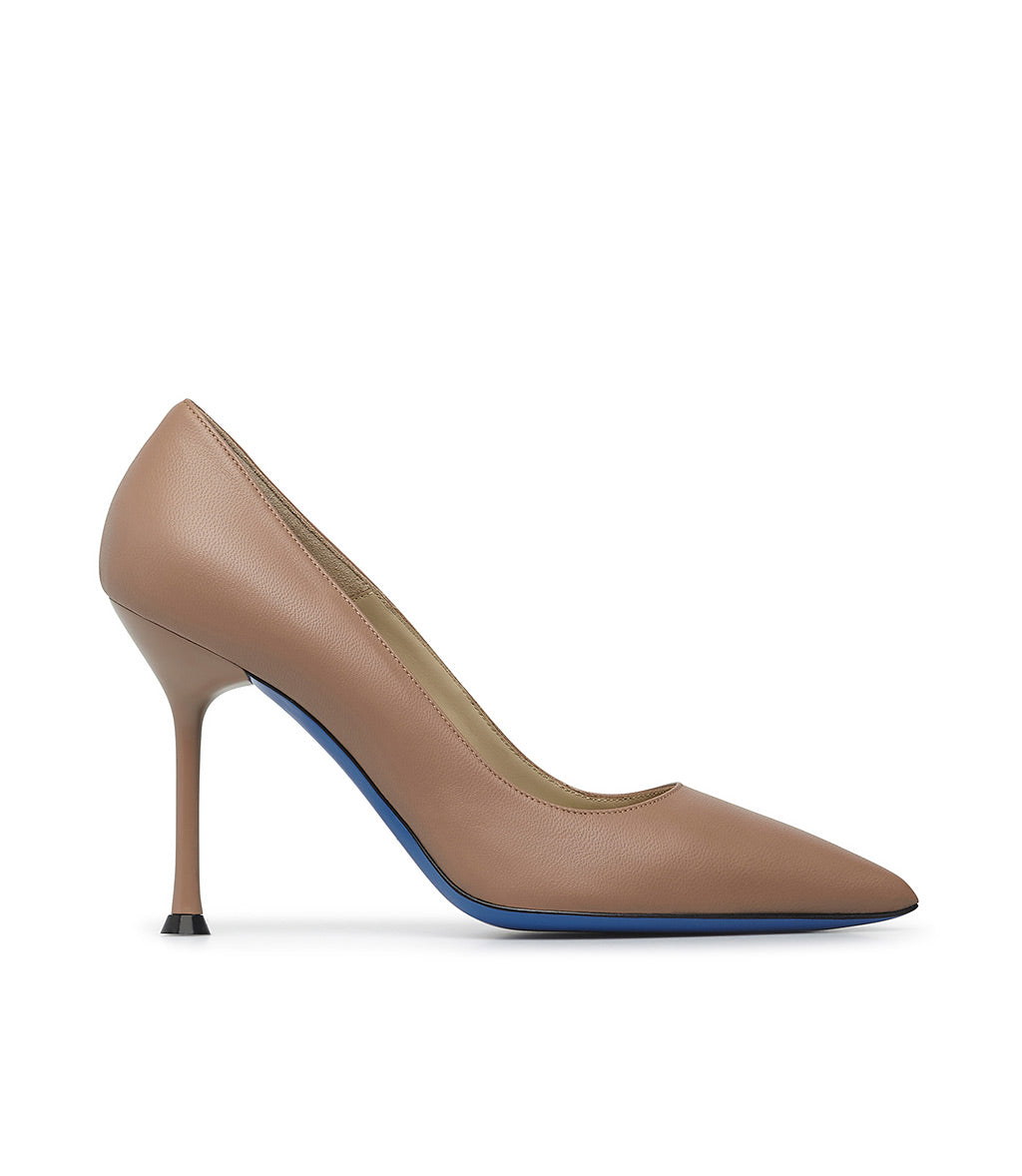 Loriblu Decollete in nappa rosa pesca