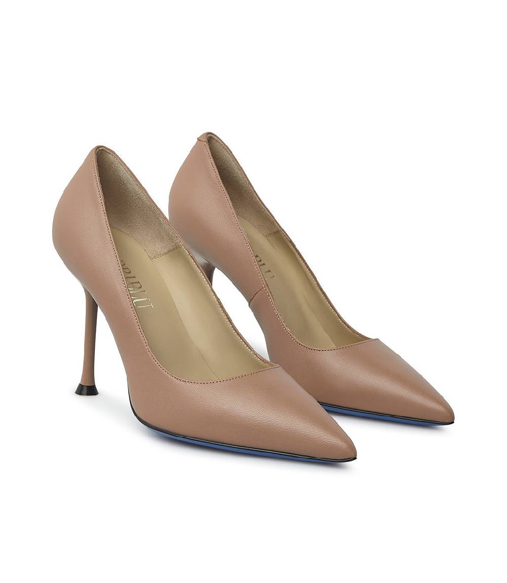 Loriblu Decollete in nappa rosa pesca Vendite Flash