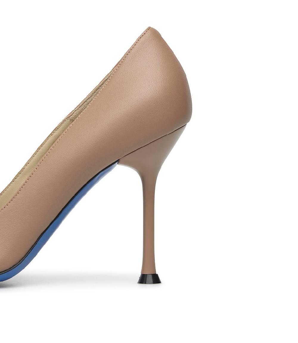 Loriblu Decollete in nappa rosa pesca Vendite Flash